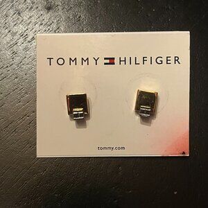 Tommy Hilfiger New on Card Dual Tone Stud Earrings
